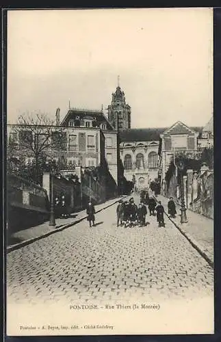 AK Pontoise, Rue Thiers, la Montée