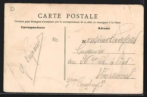 AK Taverny, La Rue de Paris vers Bessancourt avec charrette sur la voie pavée
