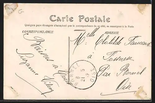AK Saint-Ouen-l`Aumône, Rue Haute Almonde avec scène de rue animée