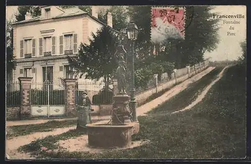 AK Franconville, Fontaine du Parc