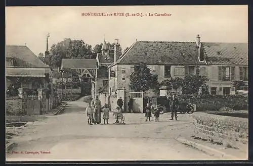 AK Montreuil-sur-Epte, Le Carrefour