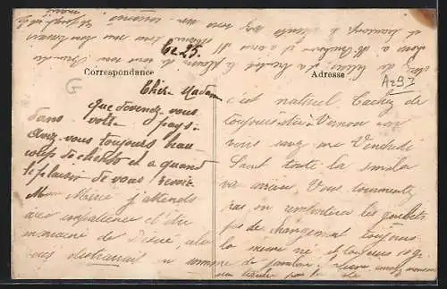 AK Roissy-en-France, Rue de Paris avec des passants devant les maisons historiques