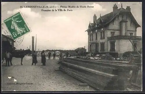 AK L`Abonneville, Ferme Modèle de Haute Borne du Domaine de la Ville de Paris