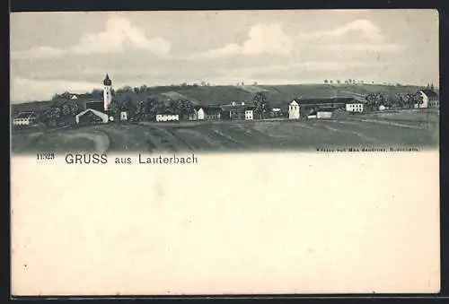 AK Lauterbach / Rohrdorf, Blick auf den Ort