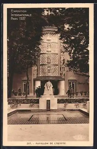 AK Paris, Exposition Internationale 1937, Pavillon de l`Egypte