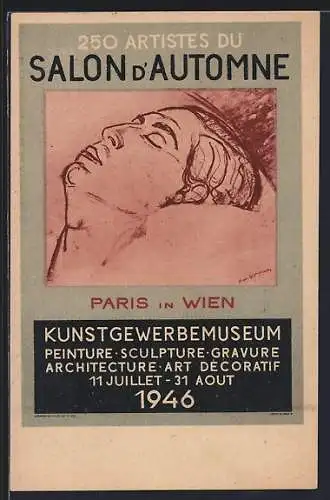 AK Wien, Kunstgewerbe-Ausstellung 1946, Erste Ausstellung des Pariser Herbstsalons