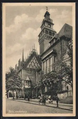 AK Zeitz, Kinder am Rathaus
