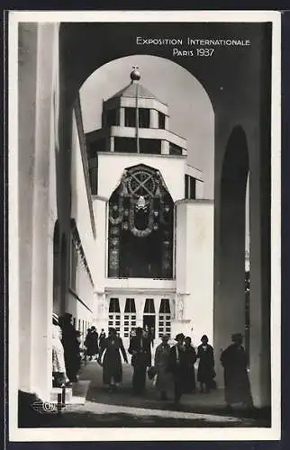 AK Paris, Exposition internationale 1937, Exposition d`art et d`historie nationale et religieuse jubile Notre-Dame