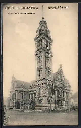 AK Bruxelles, Exposition Universelle 1910, Pavillon de la Ville de Bruxelles