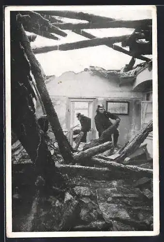 AK Stuttgart, Brandkatastrophe 1931, Das zerstörte Alte Schloss