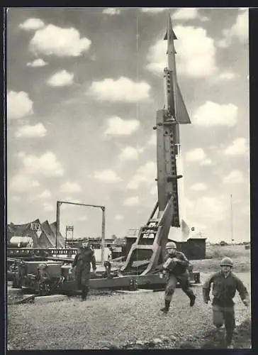 AK Bundeswehr, Rakete Nike-Ajax in Feuerstellung