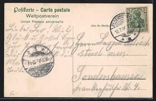 AK Mönchshof, Arbeiter auf dem Feld