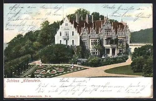 AK Altenstein / S.-M., Blick auf das Schloss