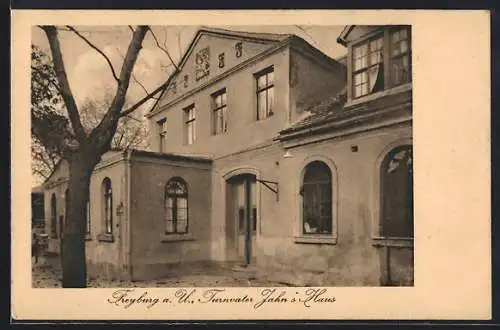 AK Freyburg a. U., Turnvater Jahn`s Haus