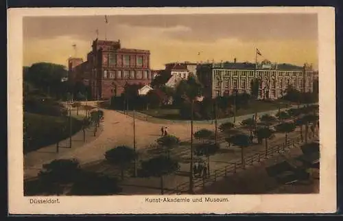 AK Düsseldorf, Kunst-Akademie und Museum