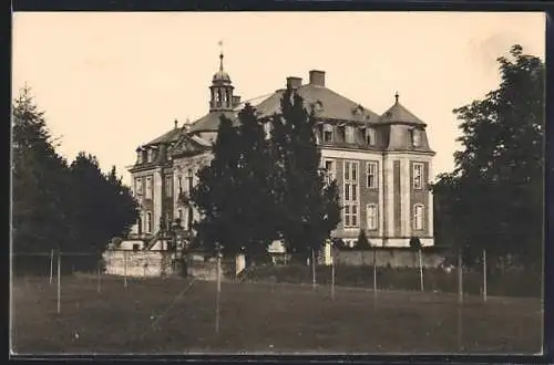 AK Ostbevern, Schloss Loburg mit Garten