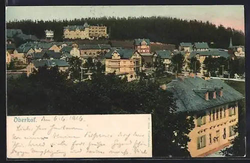 AK Oberhof / Th., Teilansicht des Ortes