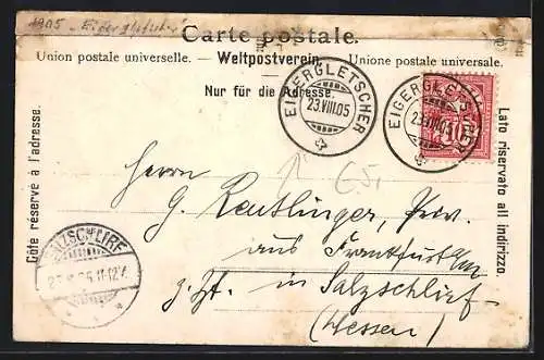 AK Jungfraubahn, Station Eigergletscher und Mönch