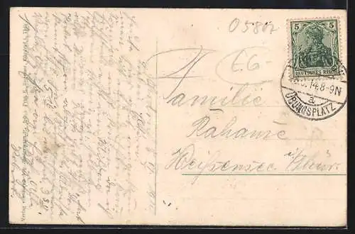 AK Ohrdruf, Totalansicht vom Truppenlager