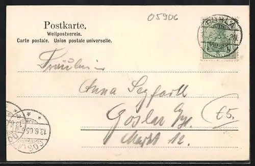 AK Ruhla, Blick von Karolinenhöhe