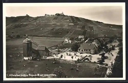 AK Cleebronn, Altweibermühle Tripsdrill mit Michaelsberg