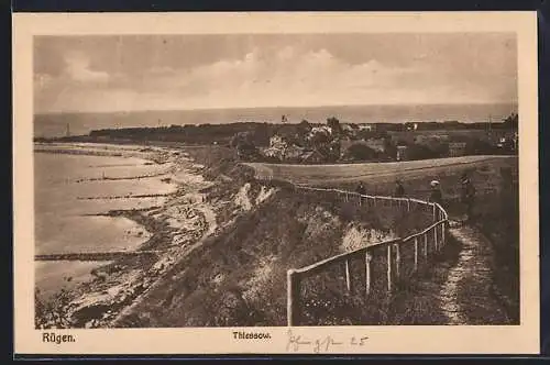 AK Thiessow a. Rügen, Uferpartie