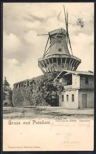 AK Potsdam, Sanssouci, Die historische Mühle