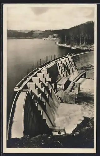 AK Kriebstein, Blick auf Talsperre
