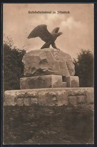 AK Jöllenbeck, Grafschaftsdenkmal, Adler