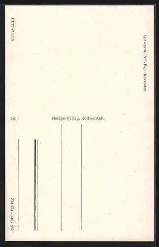 AK Schwerin / Meckl., Die Kaskaden