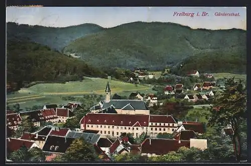 AK Freiburg i. Br., Blick nach Güntersthal