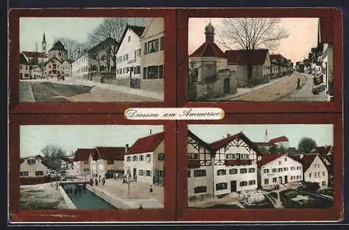 AK Diessen am Ammersee, Ortsansicht mit Strassenpartien