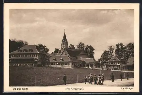 AK Bern, Schweiz. Landesausstellung 1914, Das Dörfli