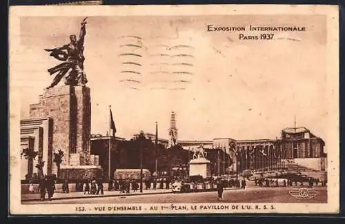AK Paris, Exposition Internationale 1937, Vue D`Ensemble