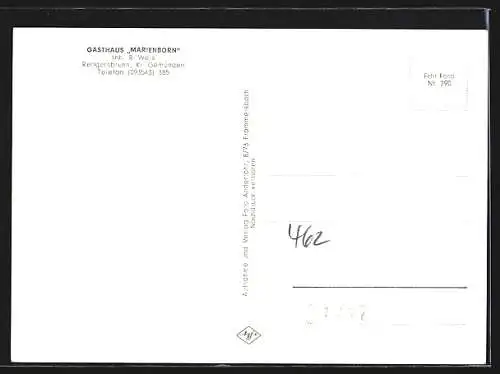 AK Rengersbrunn /Gemünden, Blick auf den Ort