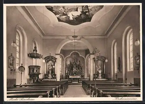 AK Seinsheim bei Marktbreit, Innenansicht der Pfarrkirche
