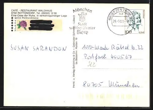 AK Rottendorf, Cafè-Restaurant in vier Ansichten