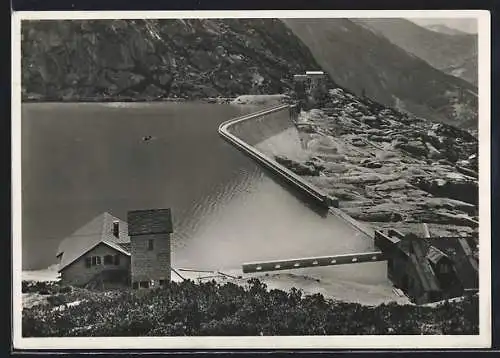 AK Guttannen, Kraftwerke Oberhasli A.-G., Gelmersee mit Talsperre