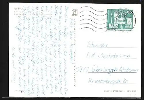 AK Erfurt, IGA, Rosengarten, Festplatz, Wasserrutsche