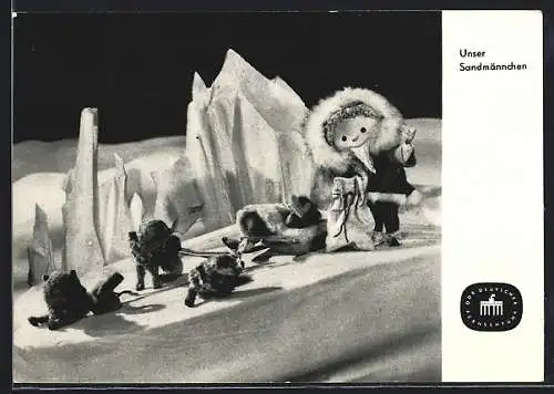 AK Unser Sandmännchen als Eskimo