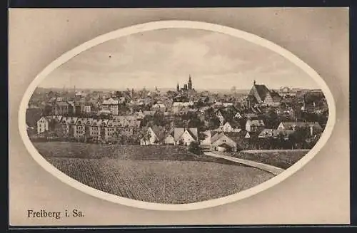 AK Freiberg / Sa., Panorama