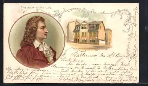 Künstler-AK Portrait von Friedrich von Schiller