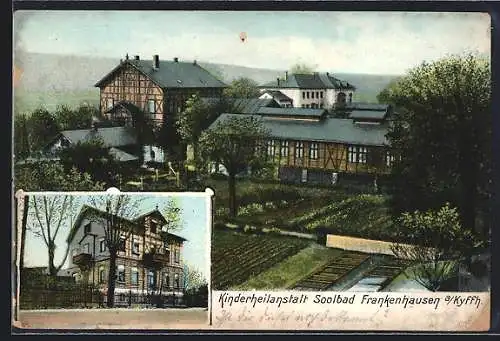 AK Bad Frankenhausen a. Kyffh., Kinderheilanstalt, Mehrfachansicht