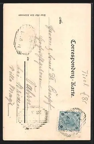 Künstler-AK Innsbruck, Der alte Stadtplatz
