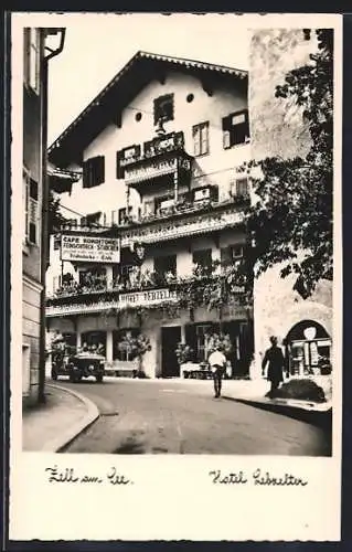 AK Zell am See, Hotel und Cafe Lebzelter