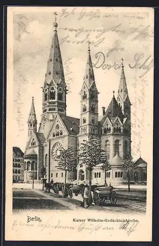 AK Berlin-Charlottenburg, Kaiser Wilhelm-Gedächtniskirche