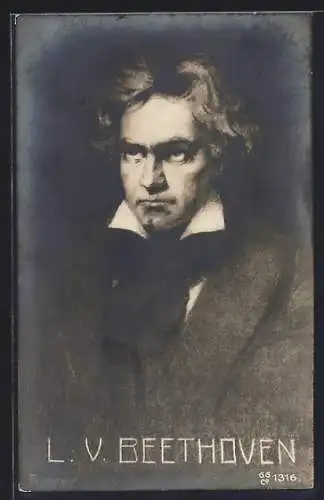AK Porträt Ludwig van Beethoven
