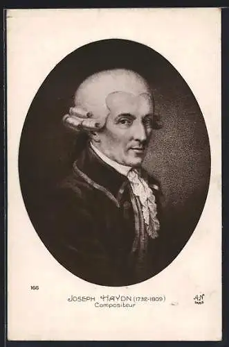 AK Portrait von Joseph Haydn, 1732-1809, Komponist