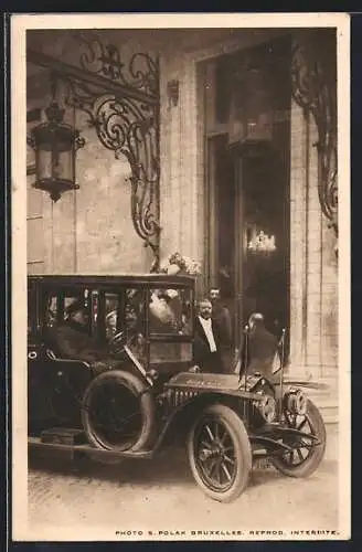 AK Brüssel / Bruxelles, la Rentrée du Bourgmestre Max Parmi ses Concitoyens le 17 Nov. 1918