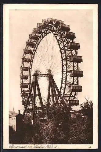 AK Wien, Riesenrad im Wiener Prater